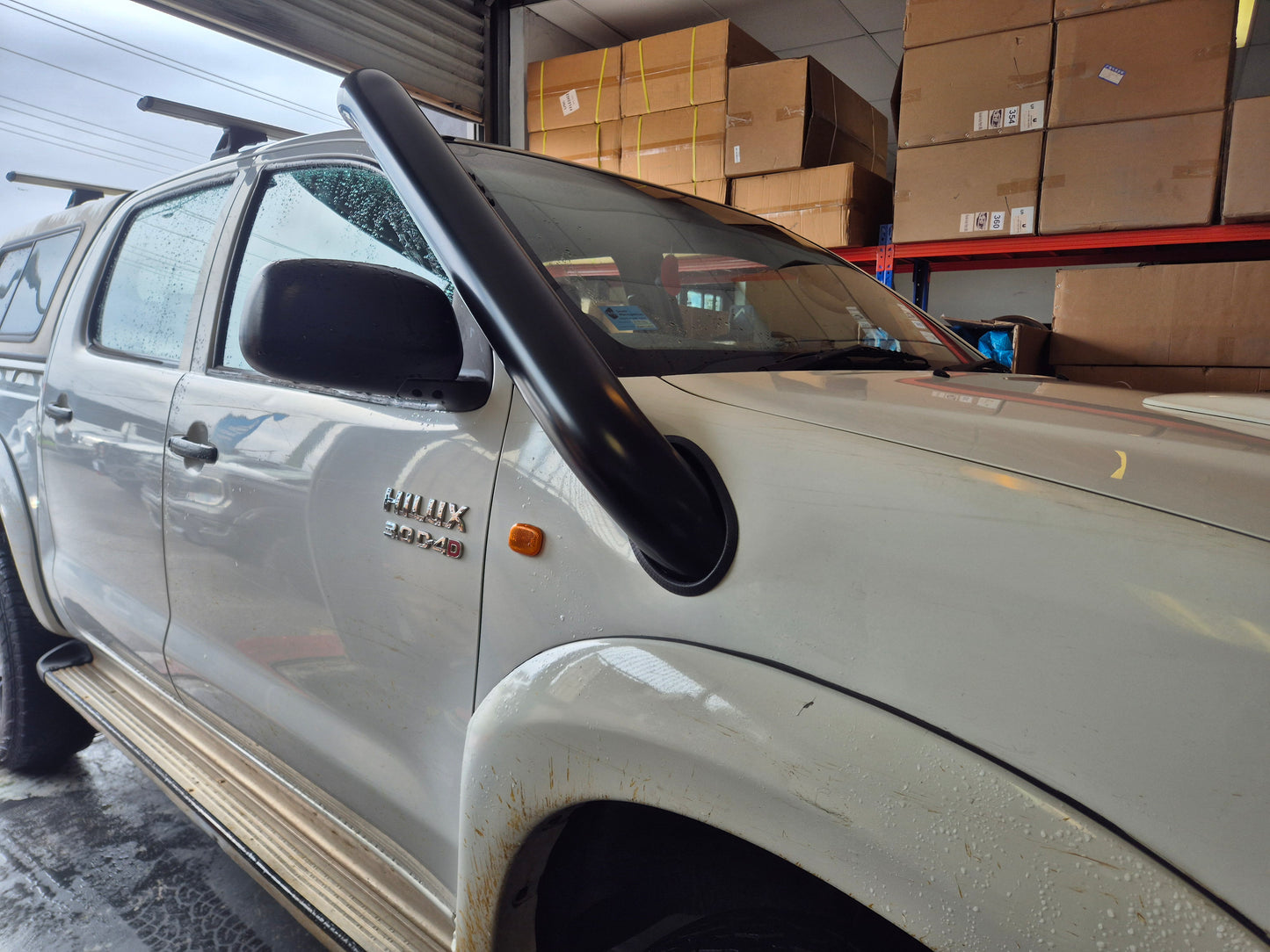 United4x4- Stainless Snorkel to Suit Hilux N70 2005-2015