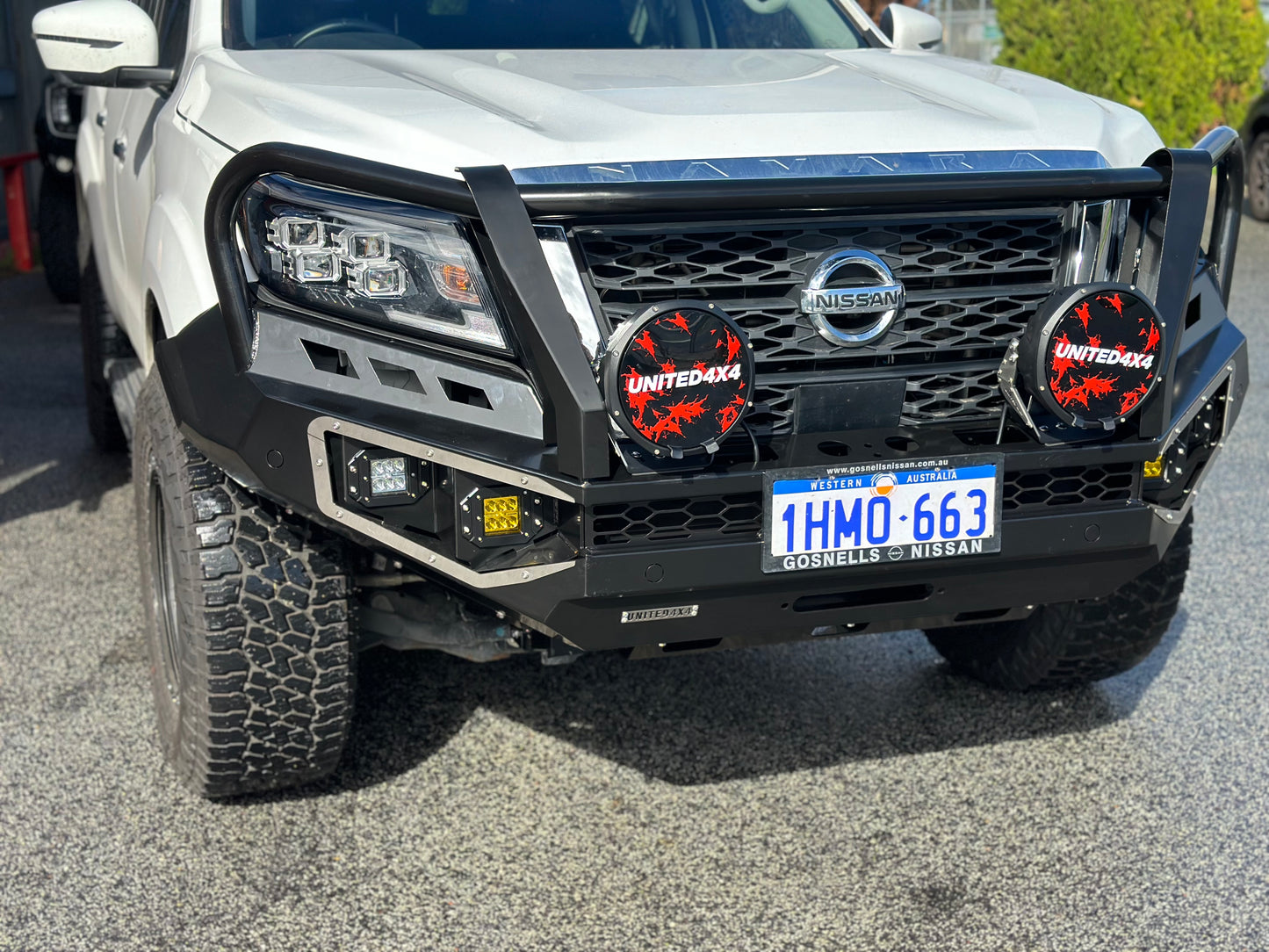 Premium Deluxe Steel Winch Bar Suit D23 Navara NP300 ( 2020+ )