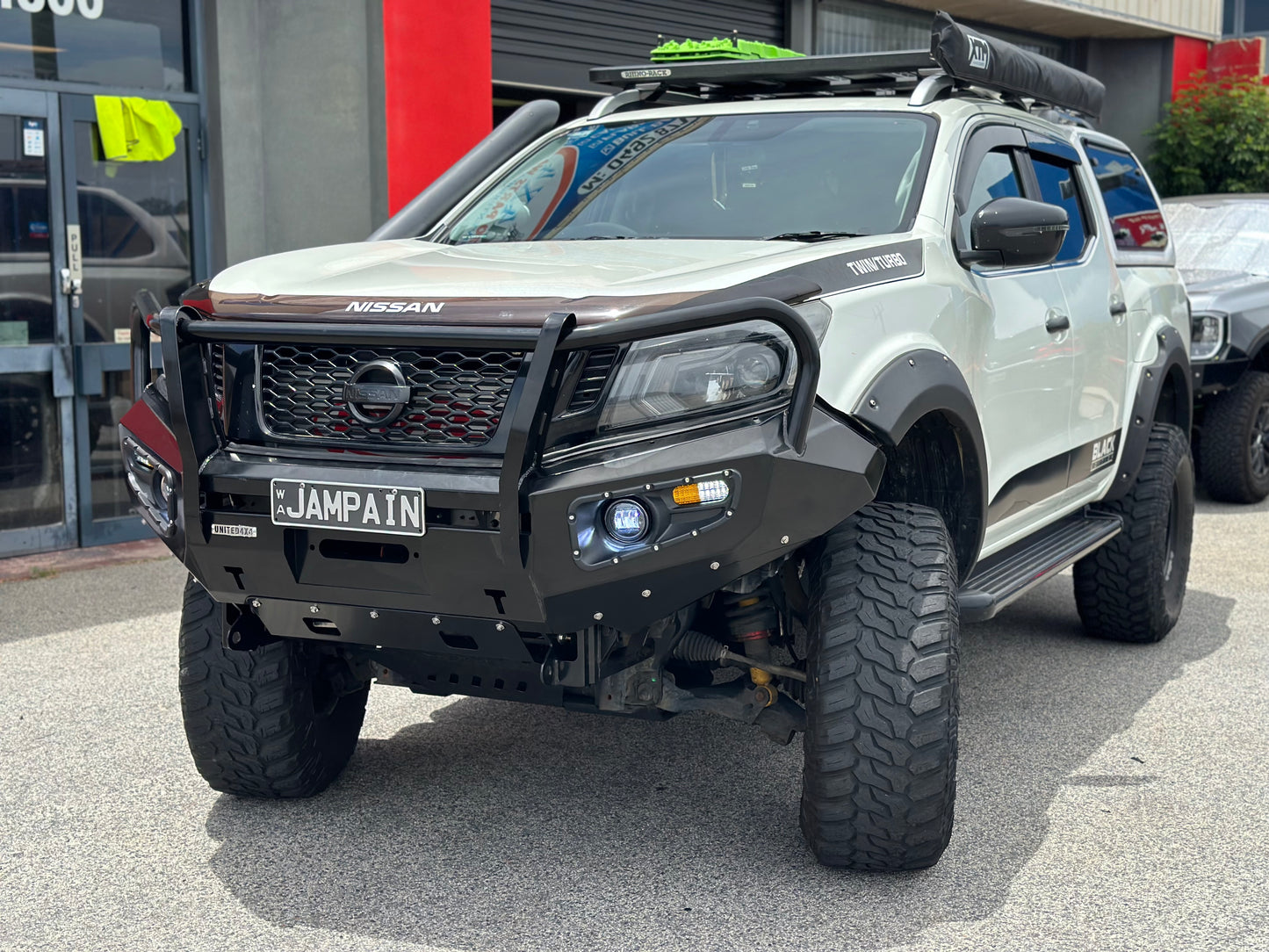 Premium Deluxe Steel Winch Bar Suit D23 Nissan Navara NP300 ( 2015- 2020)