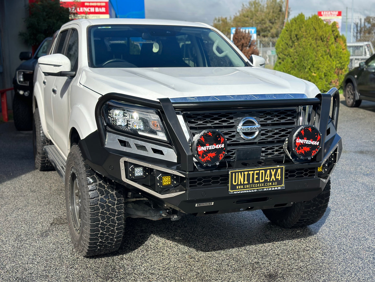Premium Deluxe Steel Winch Bar Suit D23 Navara NP300 ( 2020+ )