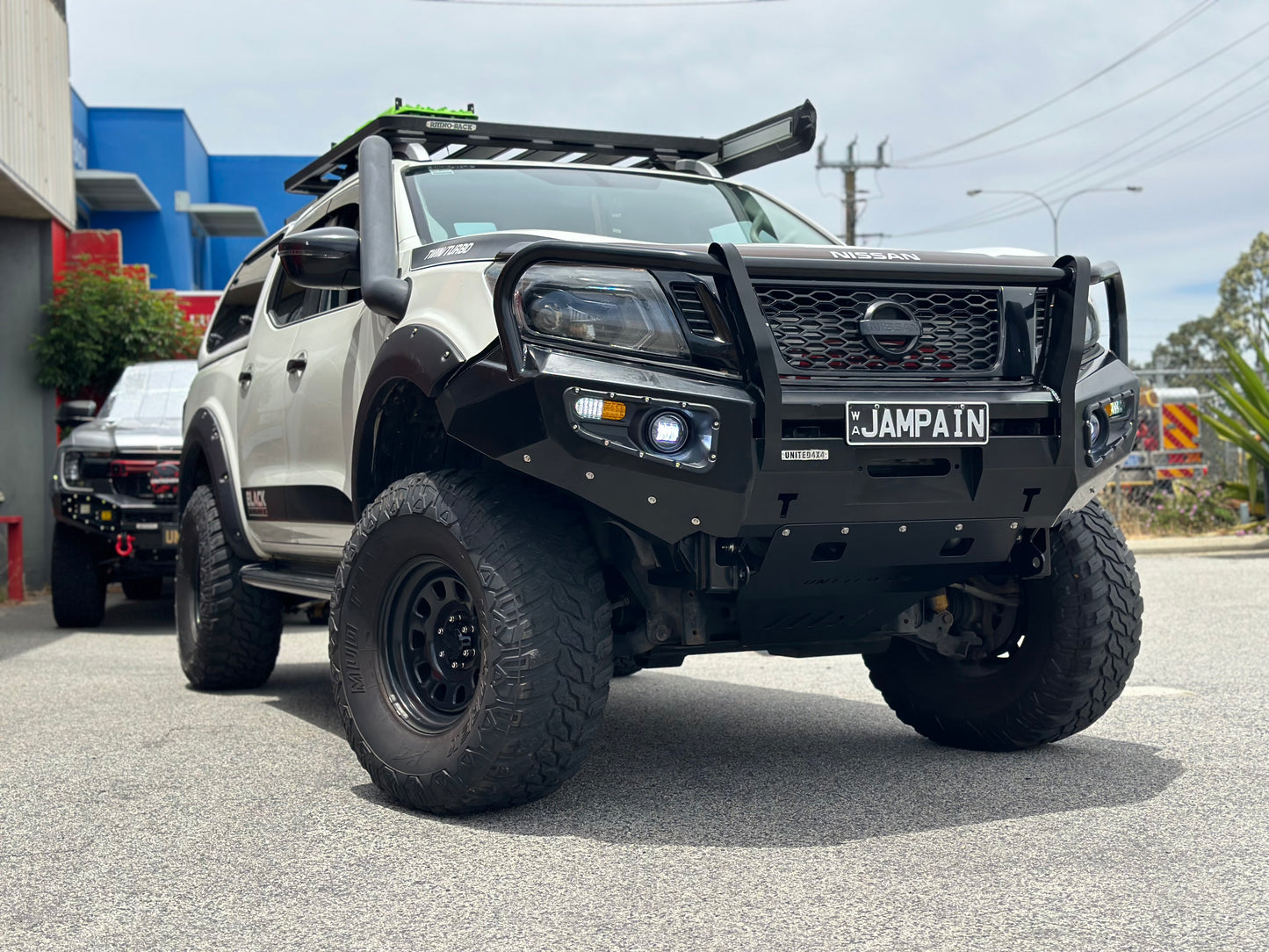 Premium Deluxe Steel Winch Bar Suit D23 Nissan Navara NP300 ( 2015- 2020)