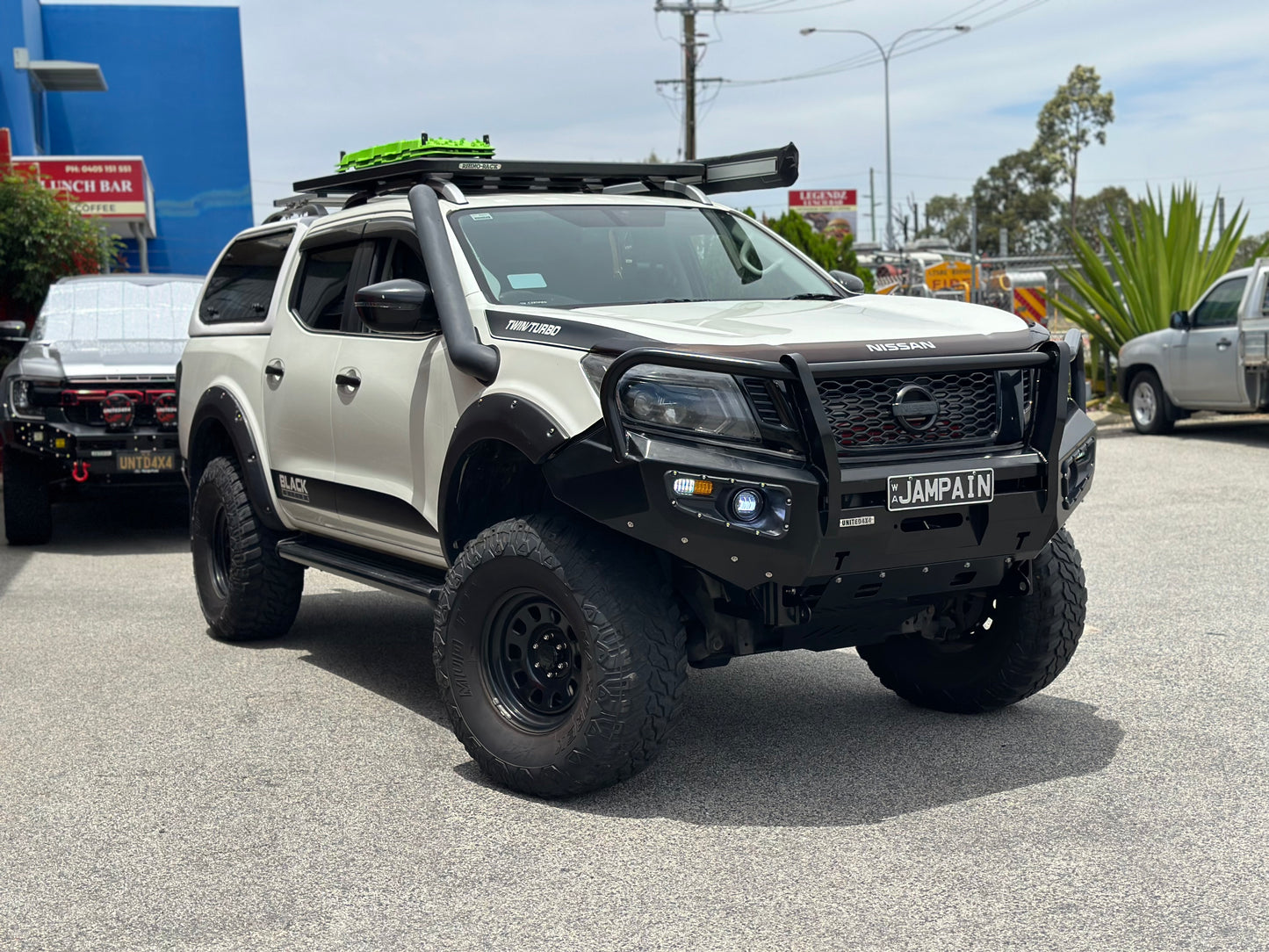 Premium Deluxe Steel Winch Bar Suit D23 Nissan Navara NP300 ( 2015- 2020)