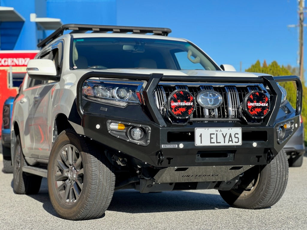 Premium Deluxe Steel Winch Bar Suit 150 Series Prado (2017+)