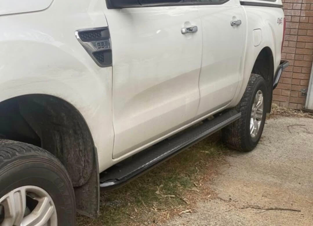 United4x4 Heavy-Duty Steel Side Steps – Suits Ford Ranger PX (2011–2022)