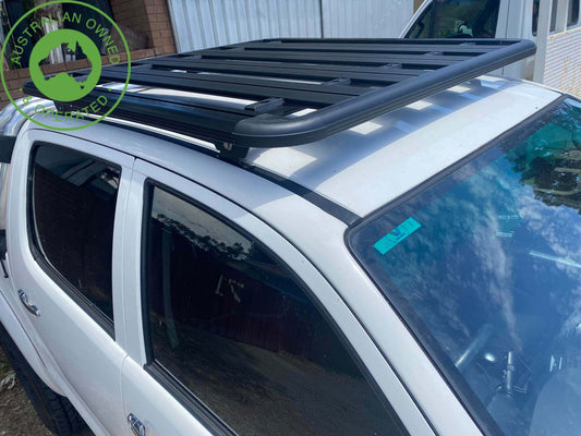 United4x4 - Aluminium Flat Roof Rack To Suit Toyota Hilux N70 - 2005 - 2015