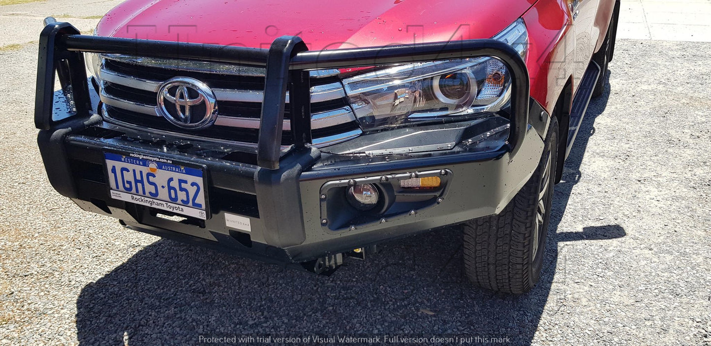 Toyota Hilux Premium Deluxe Steel Winch Bar 2015 - Current