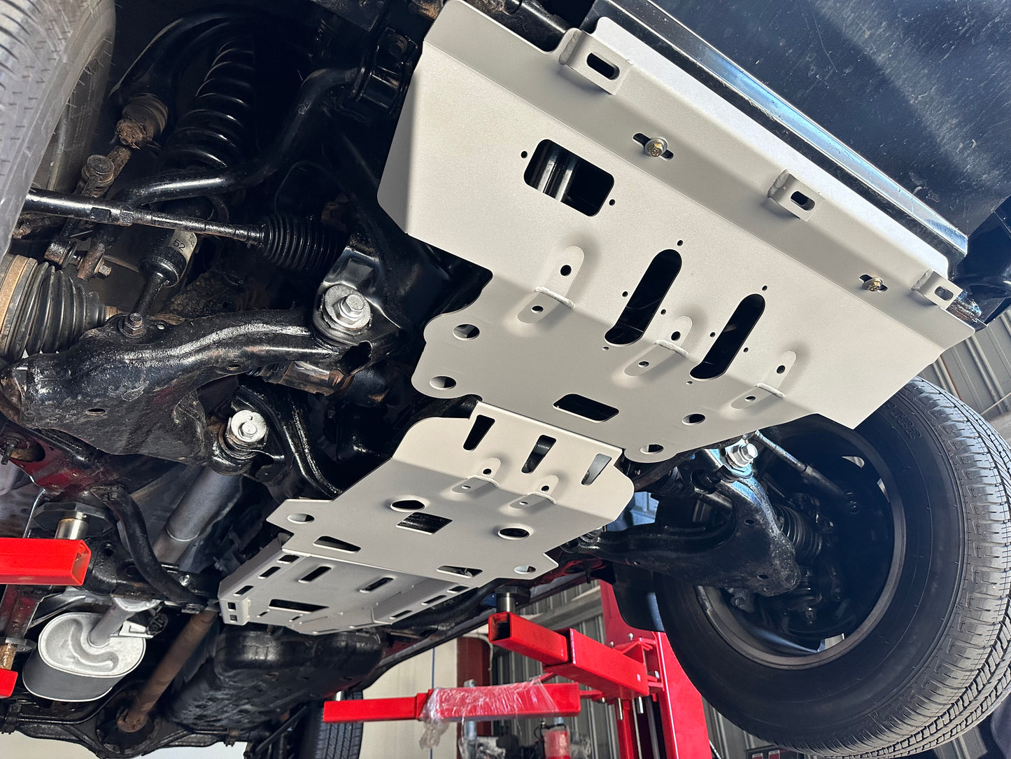 United4x4 - 3 piece Steel Bash Plate  To Suit Toyota Prado 150series