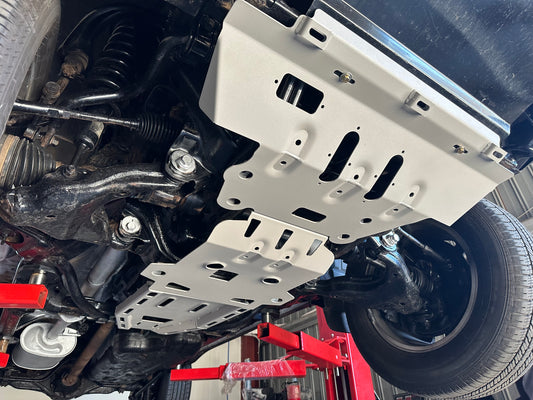 United4x4 - 3 piece Steel Bash Plate  To Suit Toyota Prado 150series