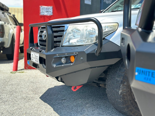 United4x4 - Premium Deluxe Winch Bar - To Suit Toyota Landcruiser 2007 - 2015