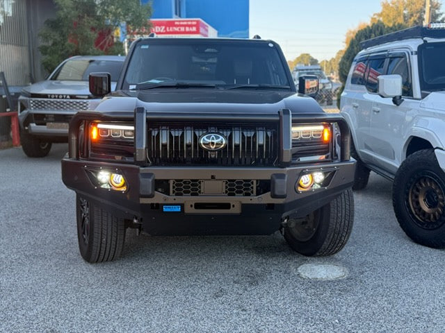 United4x4- Premium Deluxe Winch Bar To Suit 250 Series Prado