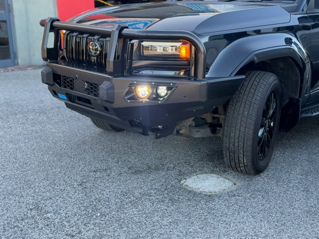 United4x4- Premium Deluxe Winch Bar To Suit 250 Series Prado