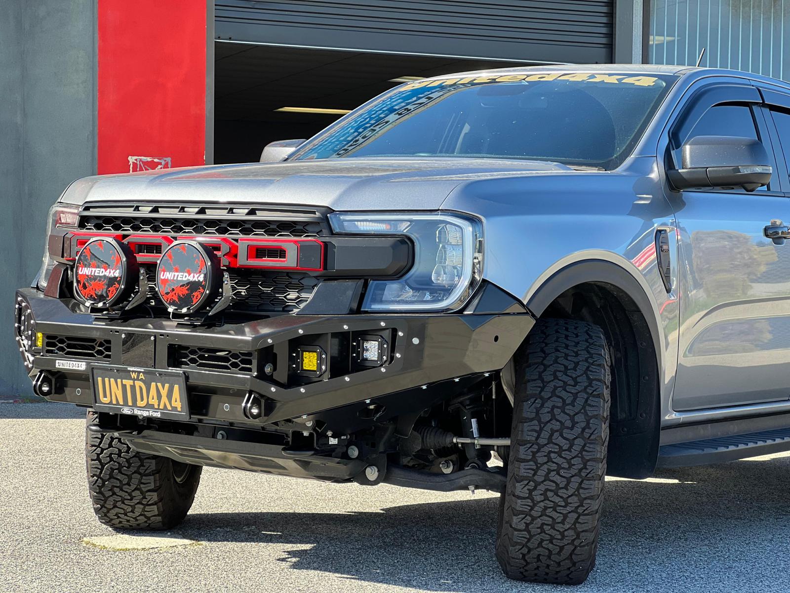 Loopless Steel Winch Bar Suit Next Gen Ranger ( 2022+) – United4x4