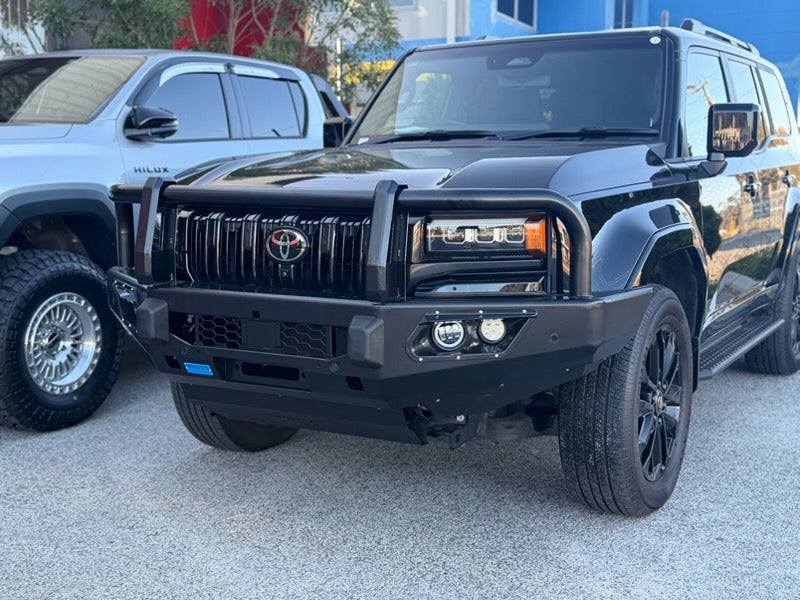 United4x4- Premium Deluxe Winch Bar To Suit 250 Series Prado