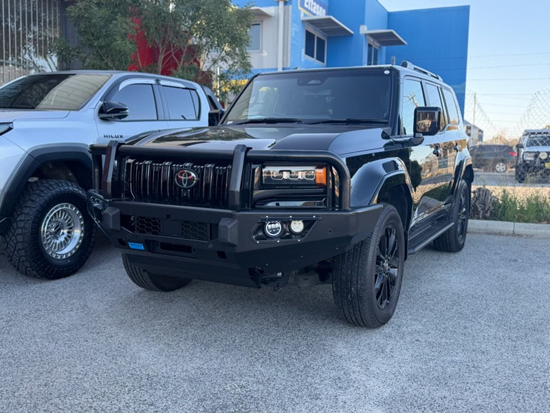 United4x4- Premium Deluxe Winch Bar To Suit 250 Series Prado