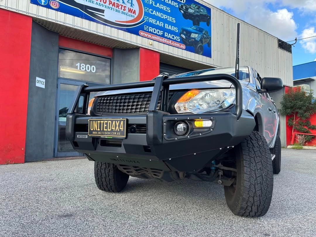 United4x4- Premium Deluxe Winch Bar- To suit Mitsubishi Triton MQ 2015-2019