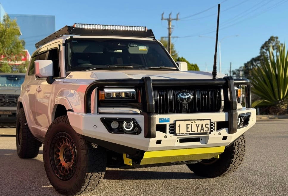 United4x4- Premium Deluxe Winch Bar To Suit 250 Series Prado