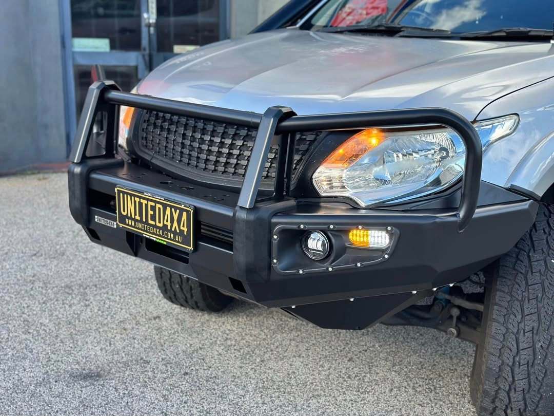 United4x4- Premium Deluxe Winch Bar- To suit Mitsubishi Triton MQ 2015-2019
