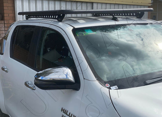 United4x4 - To Suit Toyota Hilux N80 - Aluminium Flat Roof Rack Suit- 2015 - Current